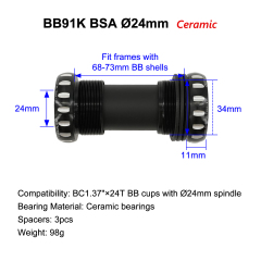 ceramic black 24-24