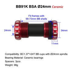 ceramic red 24-24