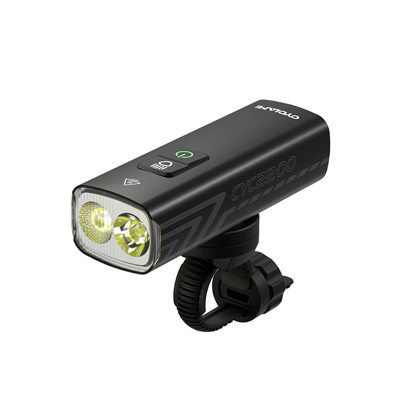CYCLAMI BR2000 Rechargeable Bike Front Light 2000 Lumens USB-C Bicycle Headlight for MTB Road Cycling Night Riding