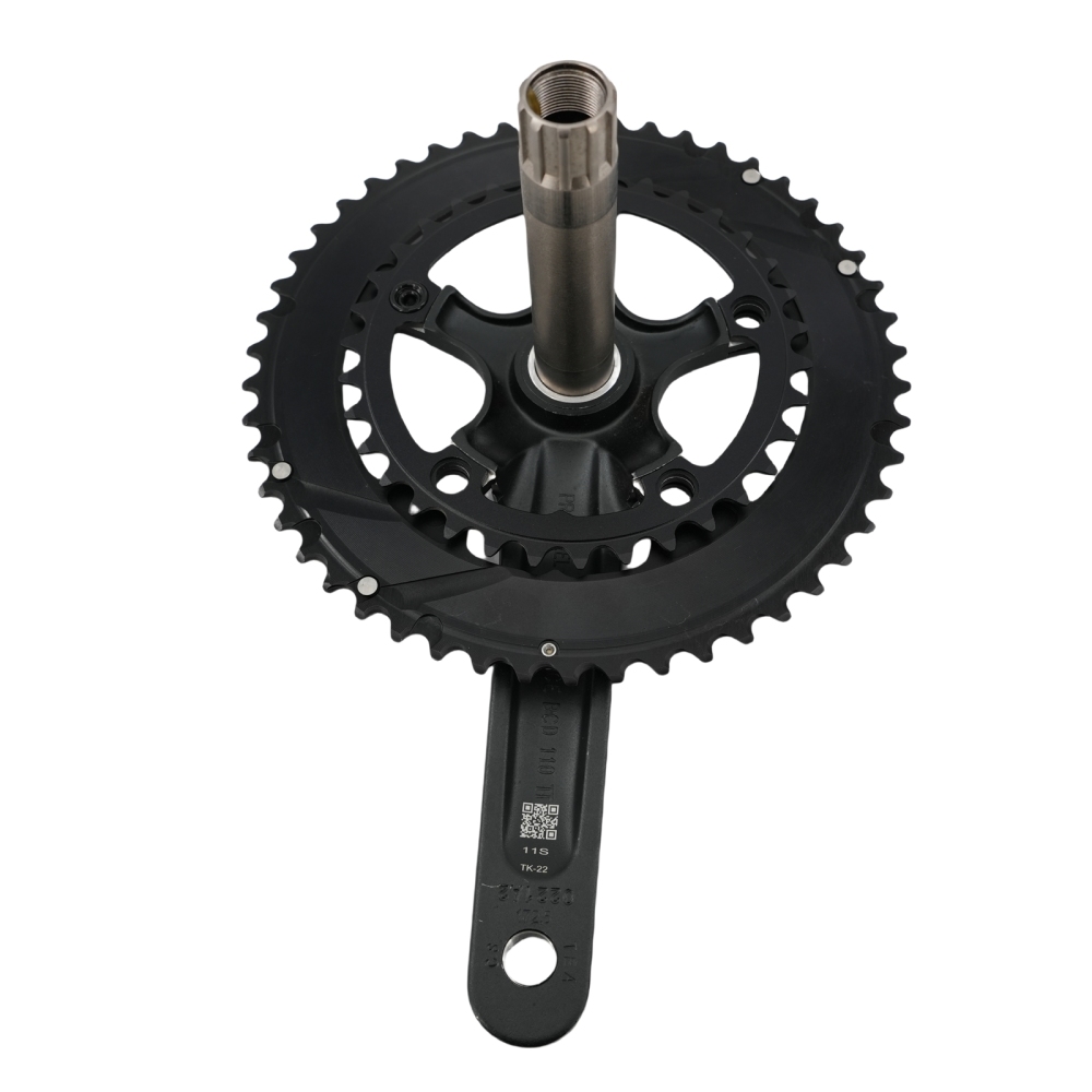 Fovno double chainring 110bcd road bike round 2x chainring 50t 35t 34t 52t 36t 53t 39t for sram red rival s350 s900 deckas