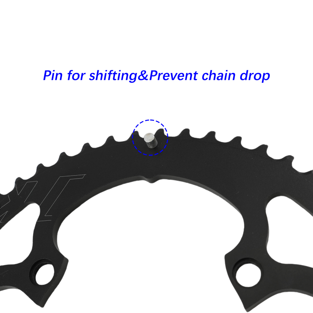 DJC Road Bike Chainring 110bcd 4 Bolts Round 2x Chainring Double 52t 36t for Shimano 4700 5800 6800 9000 R7000 R8000 R9100