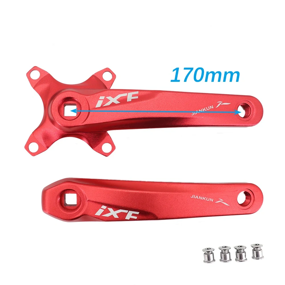 IXF MTB Crankset square Bike Crank 104bcd Deckas chainring 170mm 175 hollowtech 30t 32 34 36 38 mountain bike 1x 2x 3x 3 speed