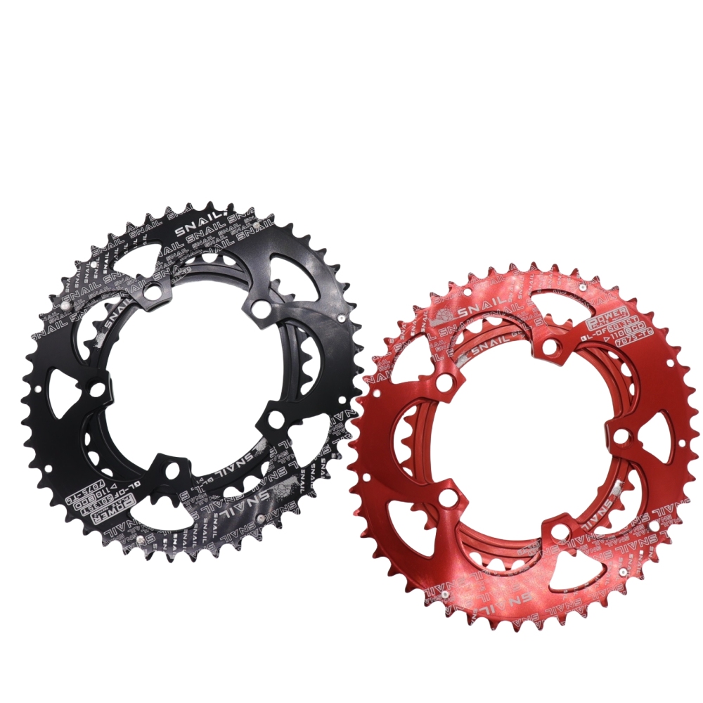 Snail double chainring 110bcd road bike oval chainring 2x 50t 35t 34t 53t 39t gravel for sram red rival s350 s900 110 bcd