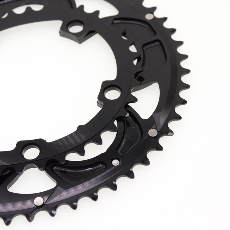 Snail double chainring 110bcd road bike oval chainring 2x 50t 35t 34t 53t 39t gravel for sram red rival s350 s900 110 bcd