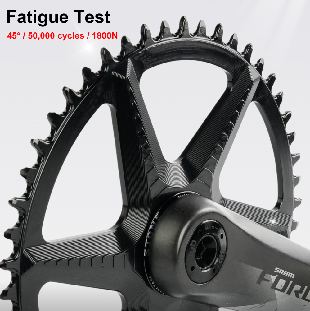 Stone 12s Chainring for Sram Force Red Rival Quard Direct Mount for AXS Flattop Road Bike 9 10 11 12 Speed 8 Bolts Hollow Gravel AXS Flattop T-type 8 bolts pins XPLR 12s 13s Offset 4.2mm