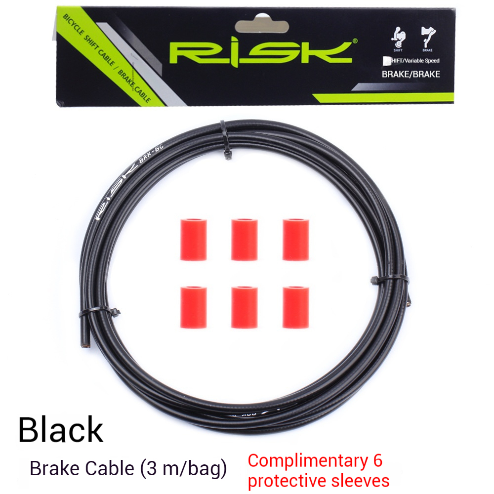 RISK Bicycle Cable Housing for Mountain and Road Bike Gears 4/5mm Brake Outer Casing Folding Bike Brake Cable Shell 3 Meters
