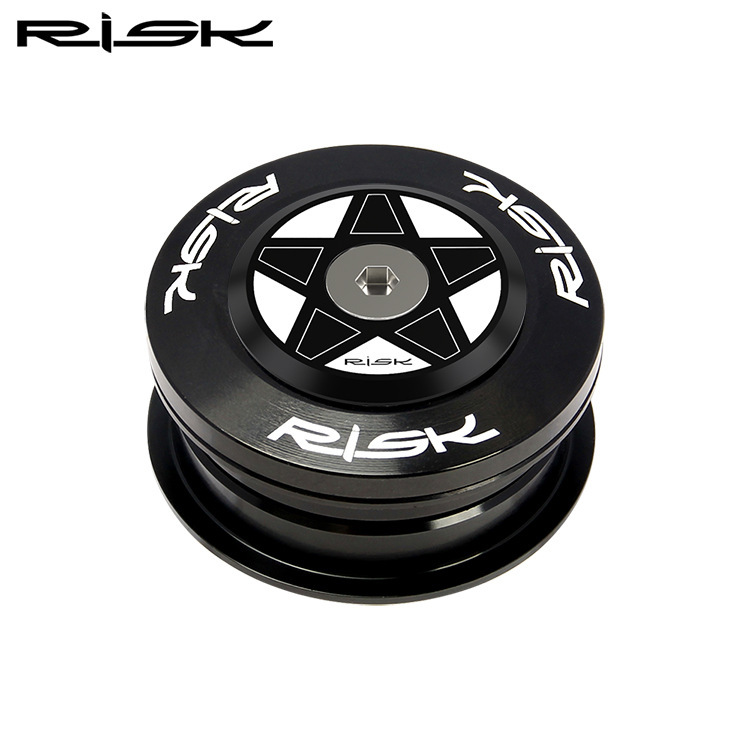 RISK 44mm Bearing Headset Assembly Semi-Integrated for Straight Tube Frames Mountain Road Bike Press Fit