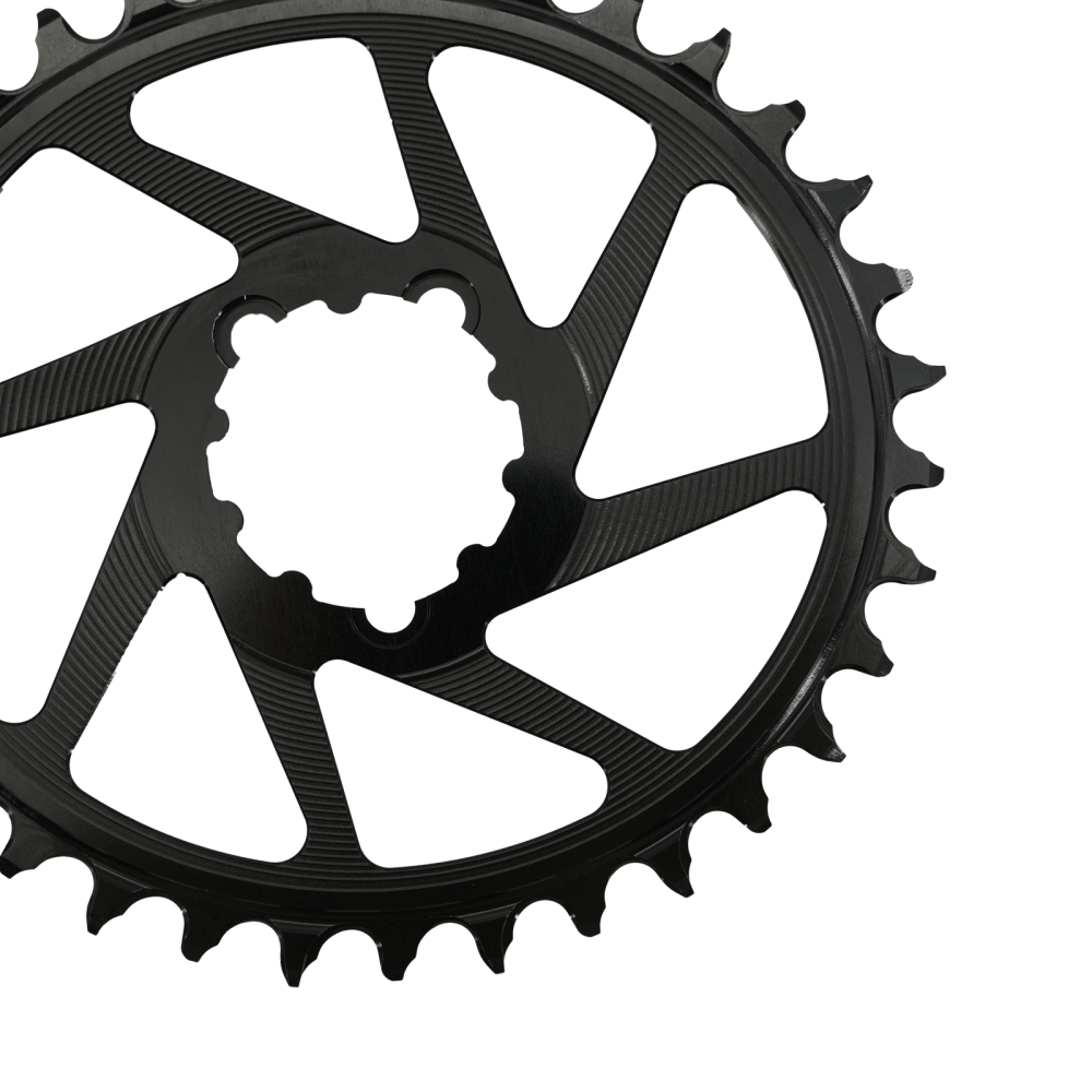 DJC Bike Chainring 3 bolts pins Direct Mount 3mm Offset Oval Chainring for Sram GXP XX1 Eagle X01 X1 X0 X9 for DUB BB30 Crankset Alu Lightweight 28 30 32 34 36 38T