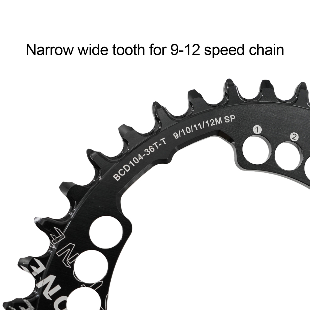 Stone Chainring Oval 104BCD for Shimano M430 M780 M610 M670 M980 32 36 38T 40T 46T 48 50T Bike ChainWheel 12 Speed 12s