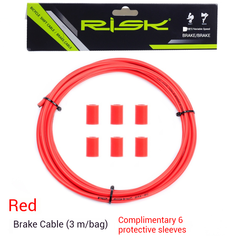 RISK Bicycle Cable Housing for Mountain and Road Bike Gears 4/5mm Brake Outer Casing Folding Bike Brake Cable Shell 3 Meters