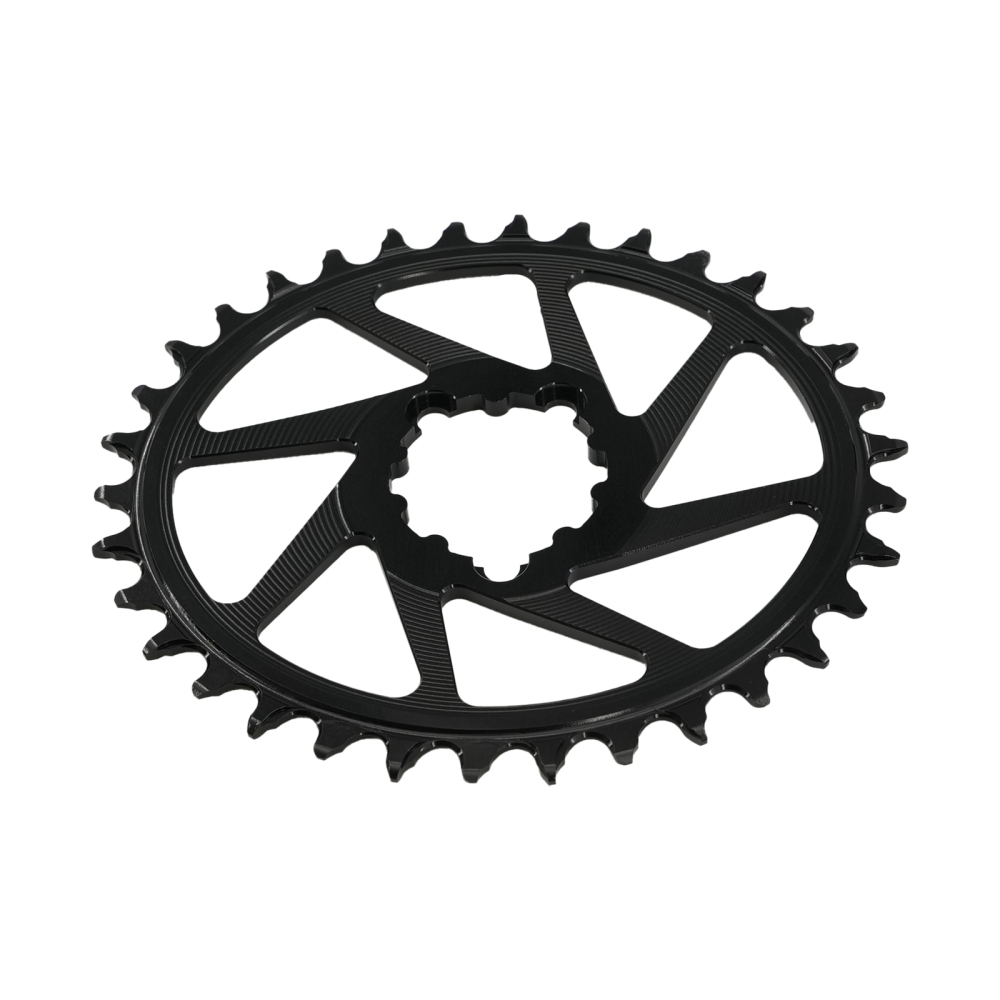 DJC Bike Chainring 3 bolts pins Direct Mount 3mm Offset Oval Chainring for Sram GXP XX1 Eagle X01 X1 X0 X9 for DUB BB30 Crankset Alu Lightweight 28 30 32 34 36 38T