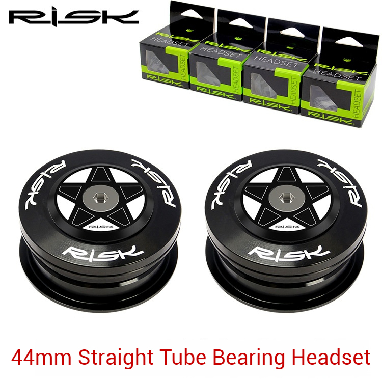 RISK 44mm Bearing Headset Assembly Semi-Integrated for Straight Tube Frames Mountain Road Bike Press Fit
