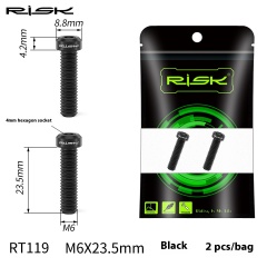 Hollow Split Oil Reservoir Fastening Screw - Black