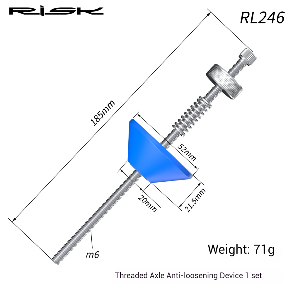 RISK Bicycle Crankset T45 Threaded Axle Sleeve Removal and Installation Tool Maintenance Axle Wrench