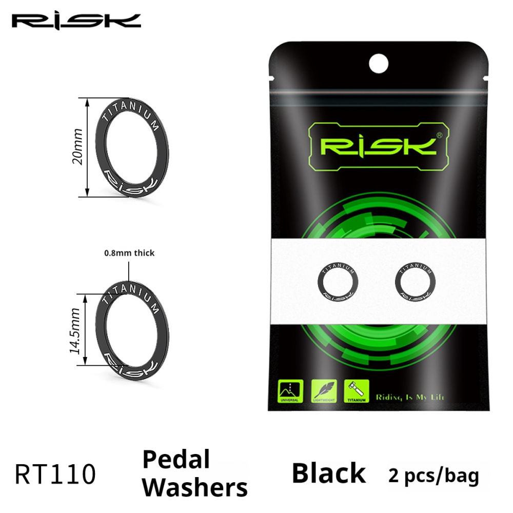 RISK Mountain Road Bike Pedal Extended Axle Core Lock Pedal Extender Axle Conversion Pedal Extension