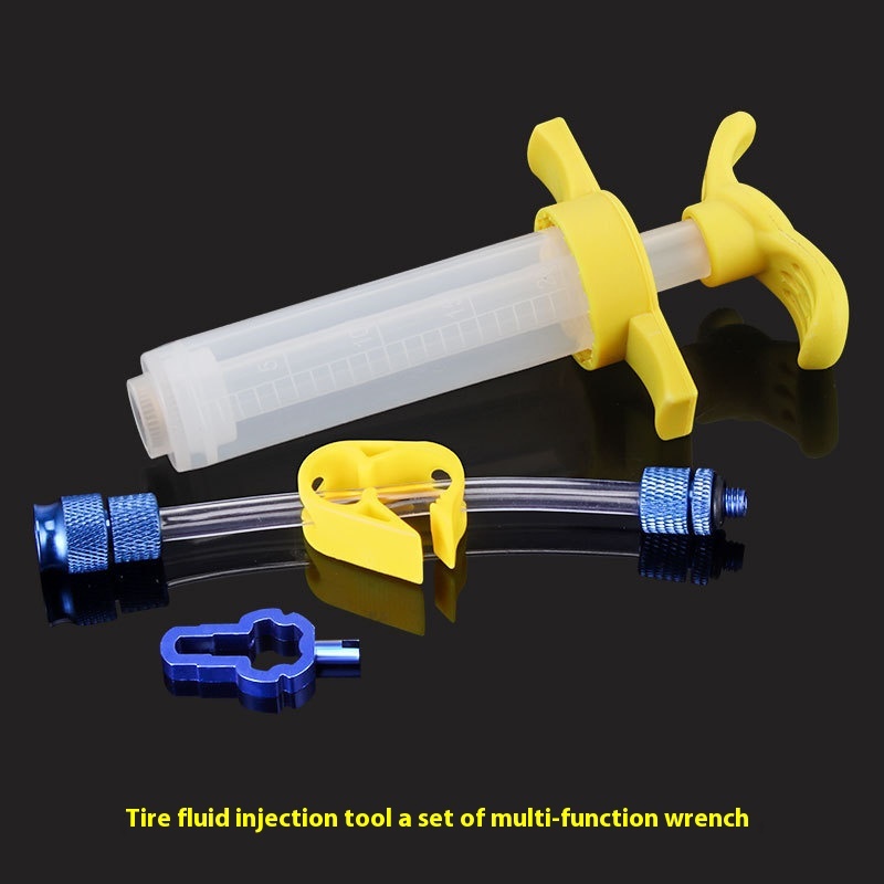 TOOPRE Bicycle Tubeless Tire Sealant Injector Tool Mountain Road Bike Tire Sealant Filling Syringe