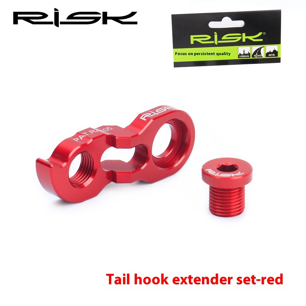 RISK Mountain/Road Bike Frame Tail Hook Extender Freewheel Rear Derailleur Hanger Extension Converter 40T 42T 46T