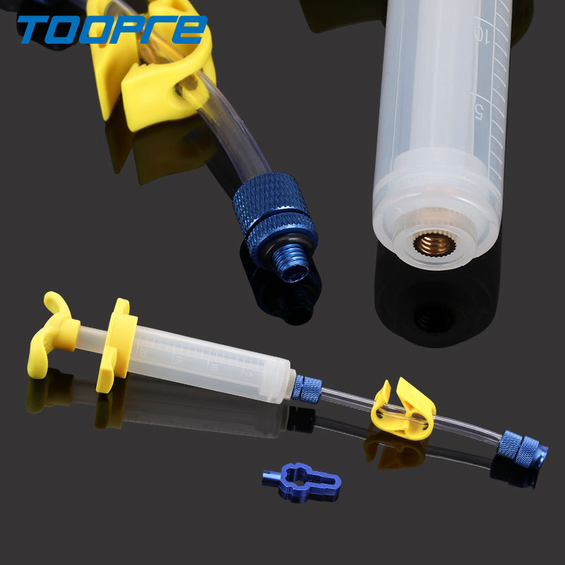TOOPRE Bicycle Tubeless Tire Sealant Injector Tool Mountain Road Bike Tire Sealant Filling Syringe
