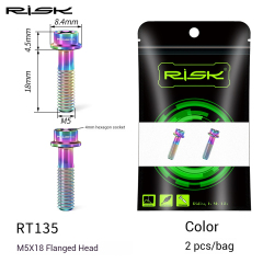 Flanged Head - Rainbow 2PCS