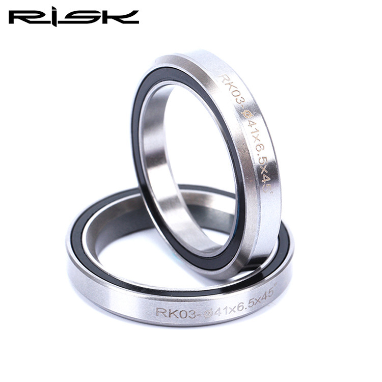 RISK 44mm Bearing Headset Assembly Semi-Integrated for Straight Tube Frames Mountain Road Bike Press Fit
