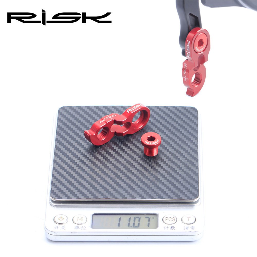 RISK Mountain/Road Bike Frame Tail Hook Extender Freewheel Rear Derailleur Hanger Extension Converter 40T 42T 46T