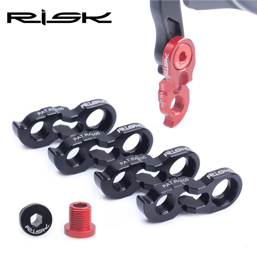 RISK Mountain/Road Bike Frame Tail Hook Extender Freewheel Rear Derailleur Hanger Extension Converter 40T 42T 46T