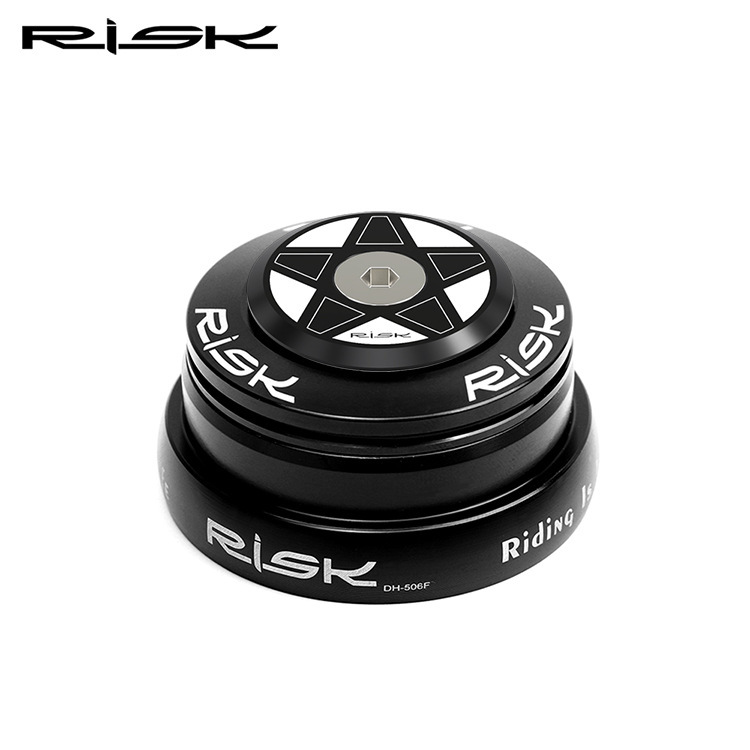 RISK Tapered Headset Conversion Bottom Bracket Straight to Tapered Fork 44-50.6mm Non-Standard 1.25 Fork