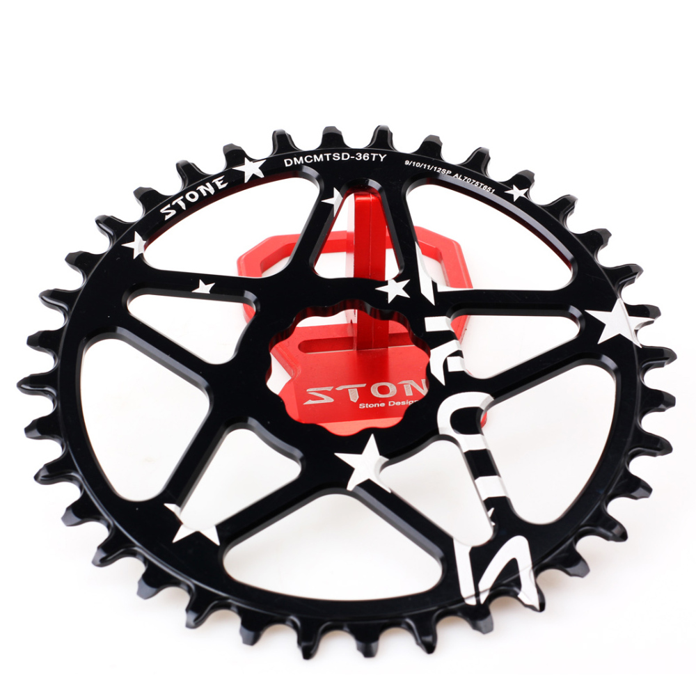 Stone Round Chainring for Special 30mm spindle crank MTB bike Cycling 30T 32T 34 36 38 40T Chain Wheel Bicycle Tooth Plate BB30 0mm offset