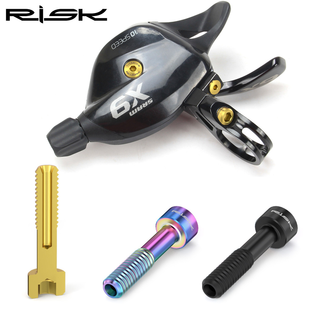 RISK Mountain Bike SRAM Shifter Titanium Alloy Screw Kit GX/GX EAGLE/X9/X01XO1XX1