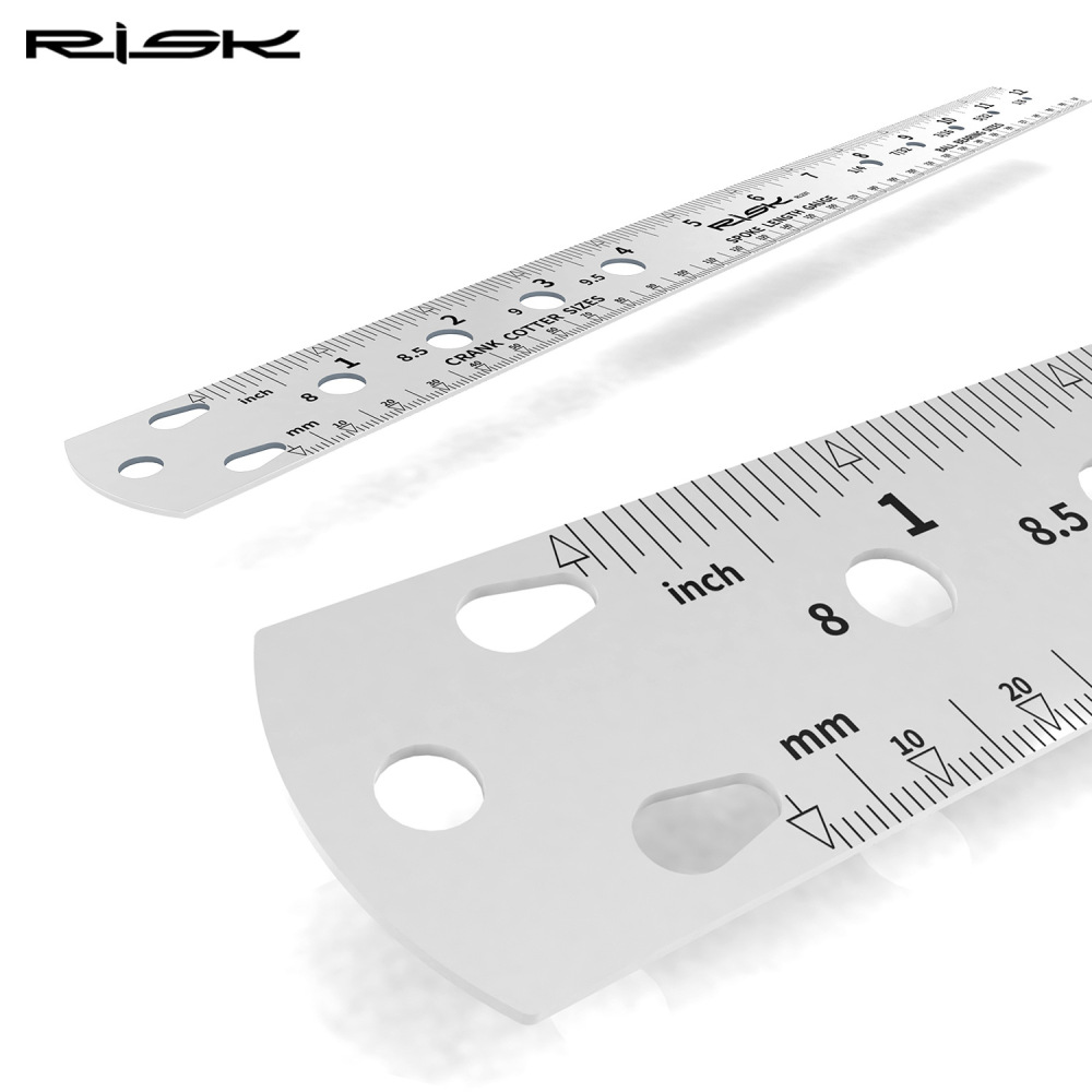 RISK Bicycle Spoke Tool Spoke Length Measurement Gauge Hub Axle Positioning Measurement Tool