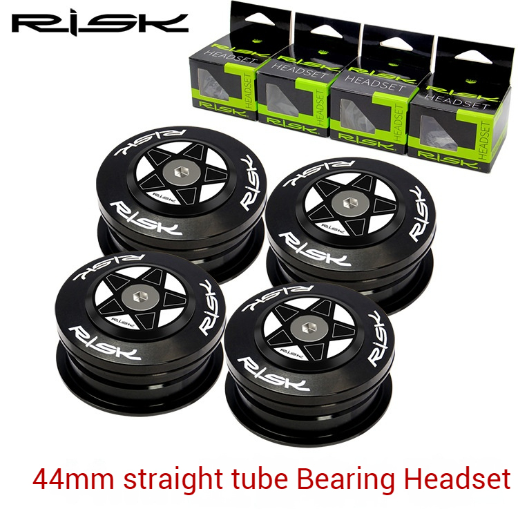 RISK 44mm Bearing Headset Assembly Semi-Integrated for Straight Tube Frames Mountain Road Bike Press Fit