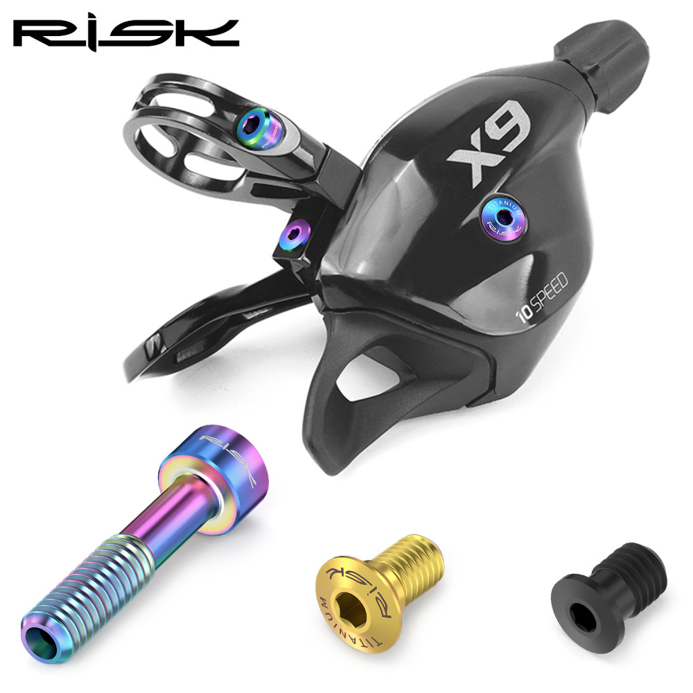 RISK Mountain Bike SRAM Shifter Titanium Alloy Screw Kit GX/GX EAGLE/X9/X01XO1XX1