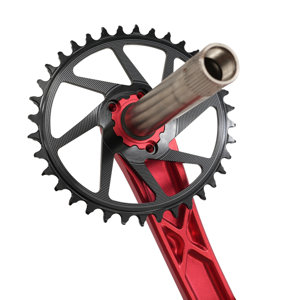 DJC Bike Chainring 3 bolts pins Direct Mount 3mm Offset Oval Chainring for Sram GXP XX1 Eagle X01 X1 X0 X9 for DUB BB30 Crankset Alu Lightweight 28 30 32 34 36 38T