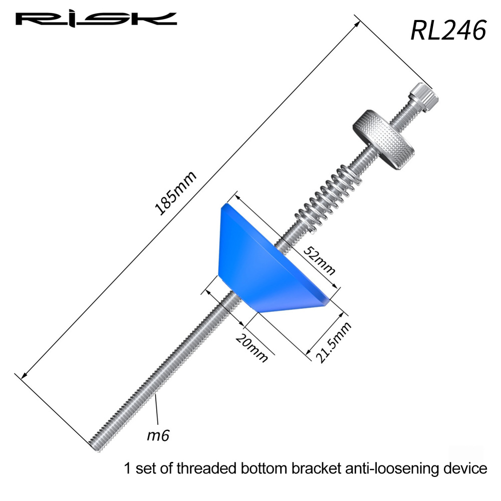 RISK Mountain Road Bicycle Hollow Integrated Bottom Bracket Wrench DUB Crankset Installation and Removal Tool BB52 RL244 RL245 RL246 RL247