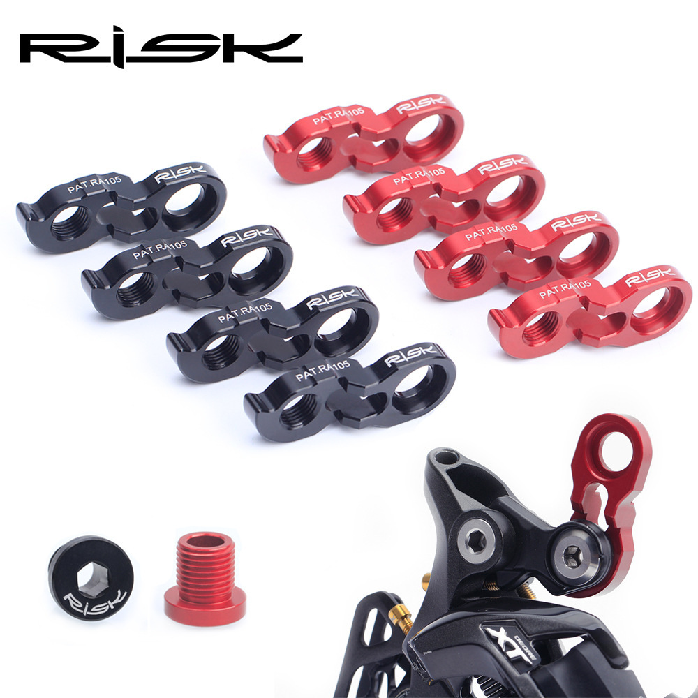 RISK Mountain/Road Bike Frame Tail Hook Extender Freewheel Rear Derailleur Hanger Extension Converter 40T 42T 46T
