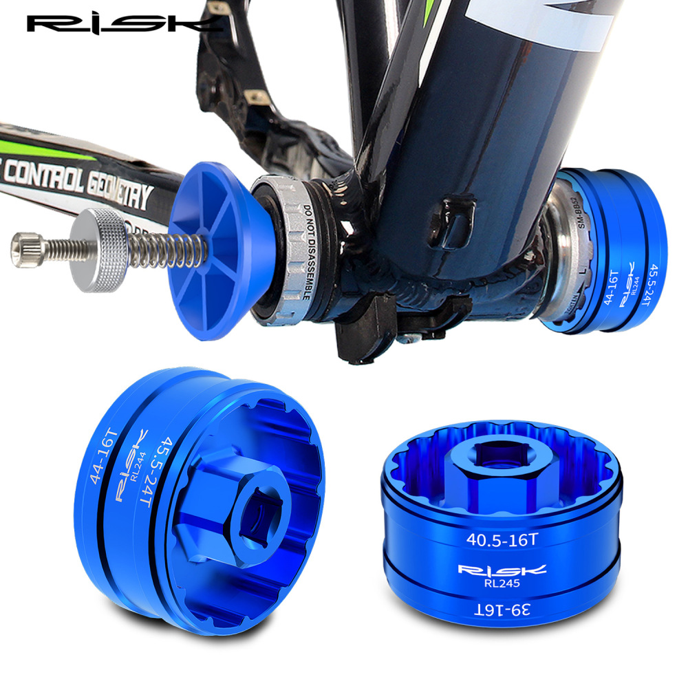 RISK Mountain/Road Bike Hollow Integrated Axle Wrench DUB Chainring Installation Disassembly Repair Tool BB52
