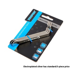Electroplated Silver - With Logo (3 pieces)