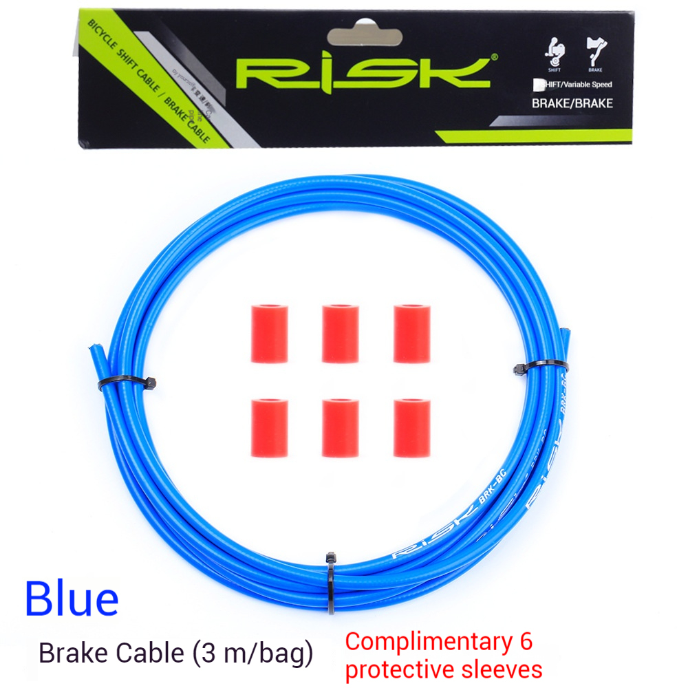 RISK Bicycle Cable Housing for Mountain and Road Bike Gears 4/5mm Brake Outer Casing Folding Bike Brake Cable Shell 3 Meters