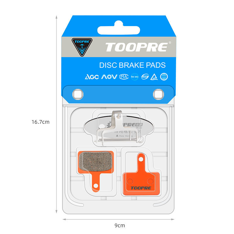 TOOPRE Mountain Bike Ceramic Brake Pads BB5 BB7 Universal for M355 M446 Disc Brake Pads