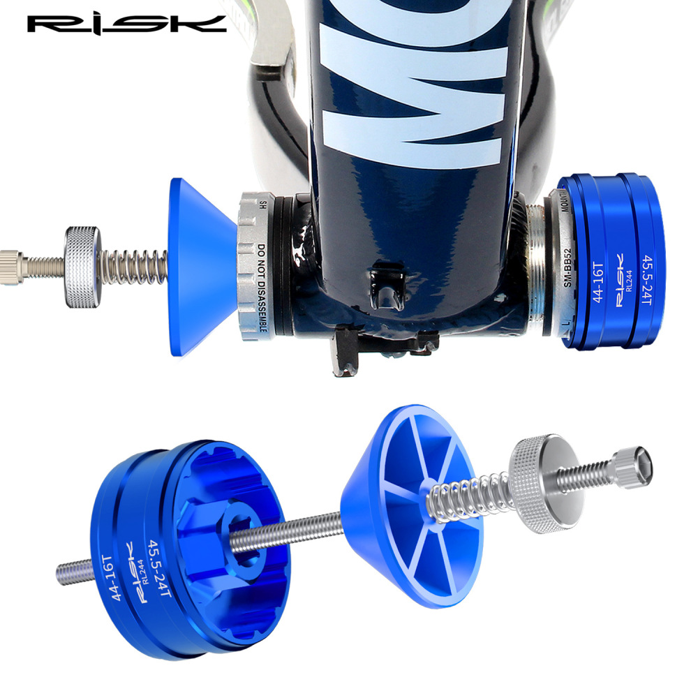 RISK Mountain/Road Bike Hollow Integrated Axle Wrench DUB Chainring Installation Disassembly Repair Tool BB52