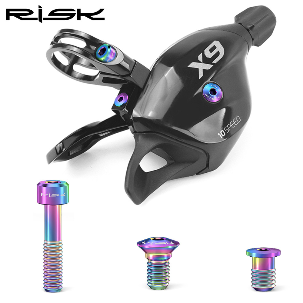 RISK Mountain Bike SRAM Shifter Titanium Alloy Screw Kit GX/GX EAGLE/X9/X01XO1XX1