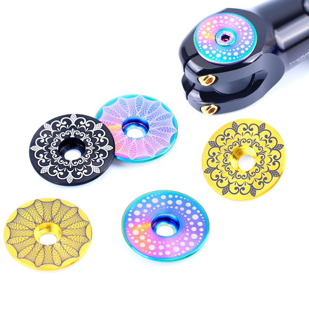RISK conventional road bike titanium alloy screw set handlebar C clamp brake fixing screw valve cap kit