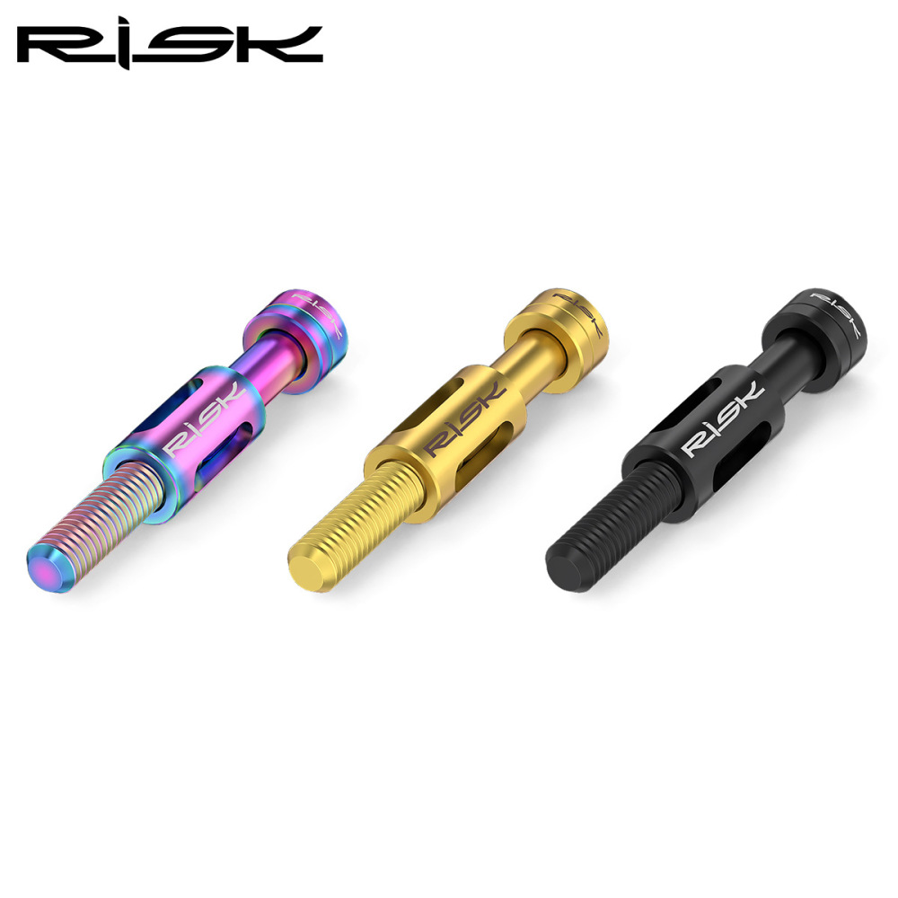 RISK Titanium Alloy Bicycle Computer Mount Extension Fixing Screw Kit Handlebar Extension Bracket Light Mount