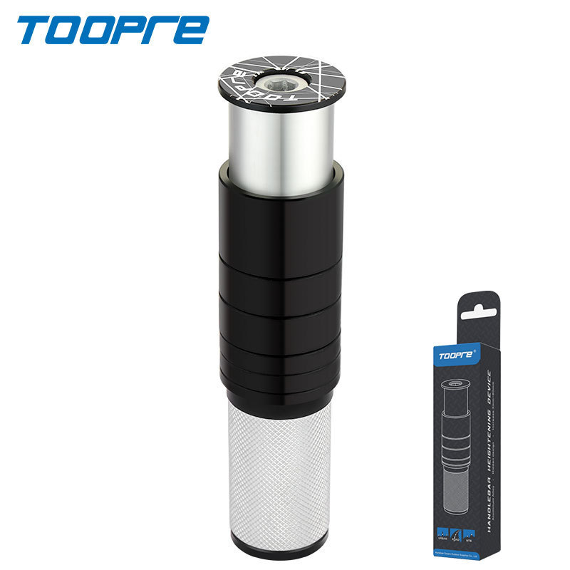 TOOPRE Bicycle Hidden Stem Riser Mountain Road Bike Fork Head Handlebar Height Extender