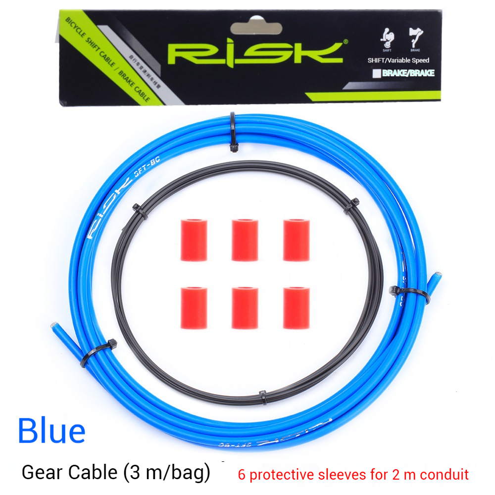 RISK Bicycle Cable Housing for Mountain and Road Bike Gears 4/5mm Brake Outer Casing Folding Bike Brake Cable Shell 3 Meters