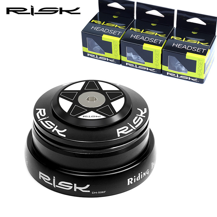 RISK Tapered Headset Conversion Bottom Bracket Straight to Tapered Fork 44-50.6mm Non-Standard 1.25 Fork
