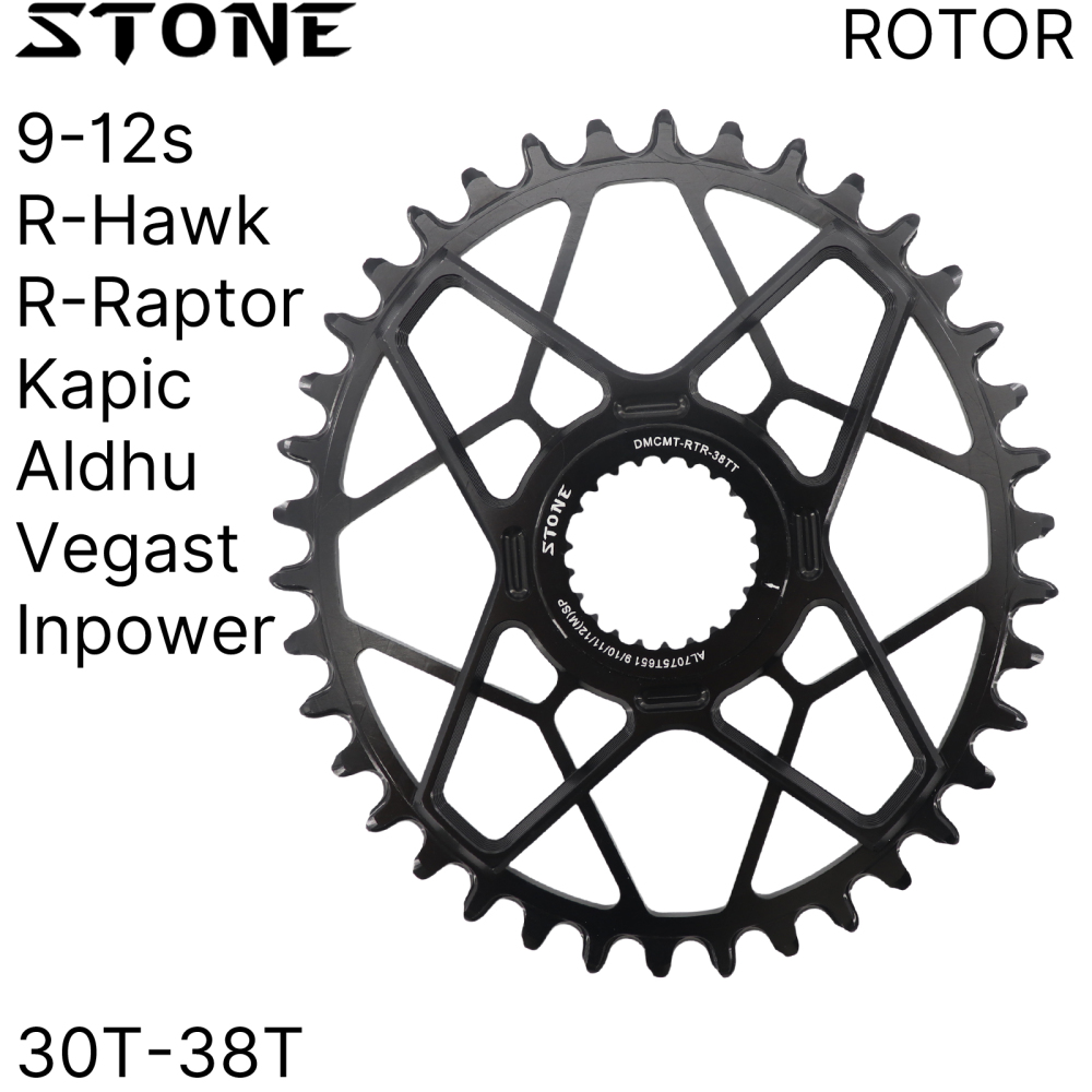 Stone Direct Mount Oval chainring for rotor kapic aldhu vegast hawk raptor inpower 2inpower crankset MTB 12s 30T 32 34 38T