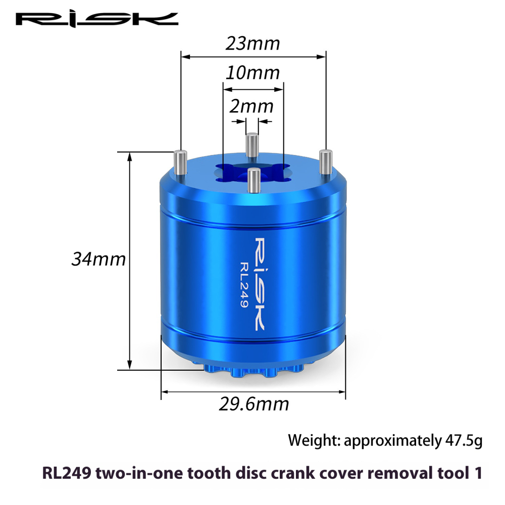 RISK Bicycle DUB Crankset Cover Removal Tool XTR M9100 Bottom Bracket Crank Screw Removal Tool