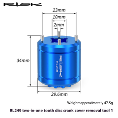 Two-in-One Crank Arm Cap Removal and Installation Tool