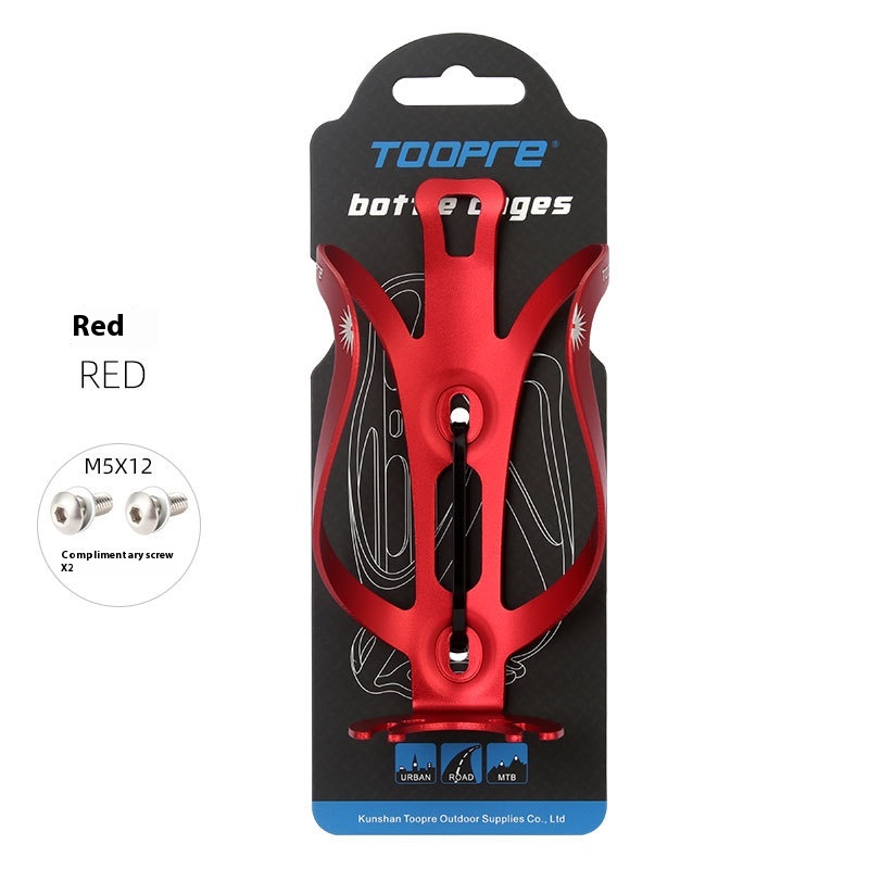 TOOPRE Bicycle Water Bottle Cage Mountain Bike Road Bike Ultra-Light Aluminum Alloy Cup Holder Cycling Equipment